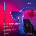 מקל תאורה מגנטי NEEWER TL21C RGB עם שליטה באפליקציה