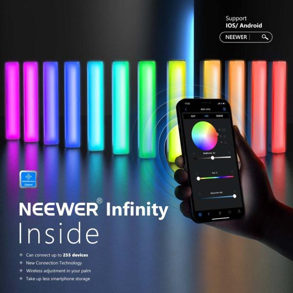 מקל תאורה מגנטי נייד NEEWER RGB1