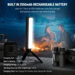 מקל תאורה מגנטי NEEWER TL20C RGB