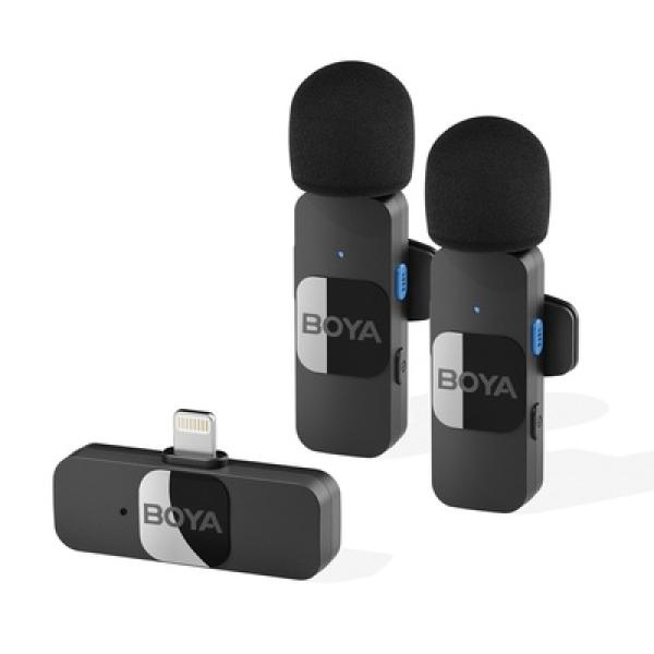 מיקרופון דש אלחוטי כפול BOYA BY-V2